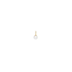 14k Pearl Charm Pendant