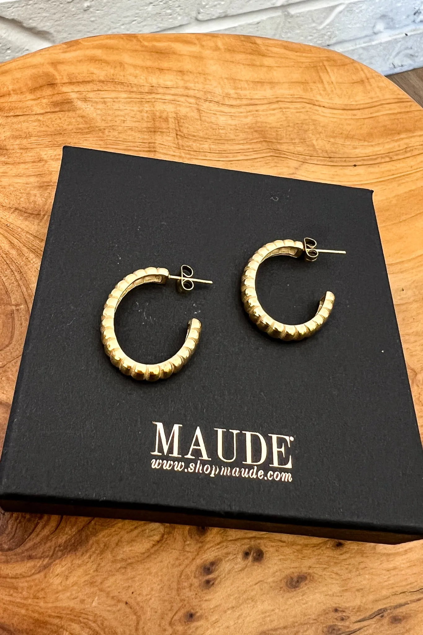 18K Sophie Half Hoop Earrings