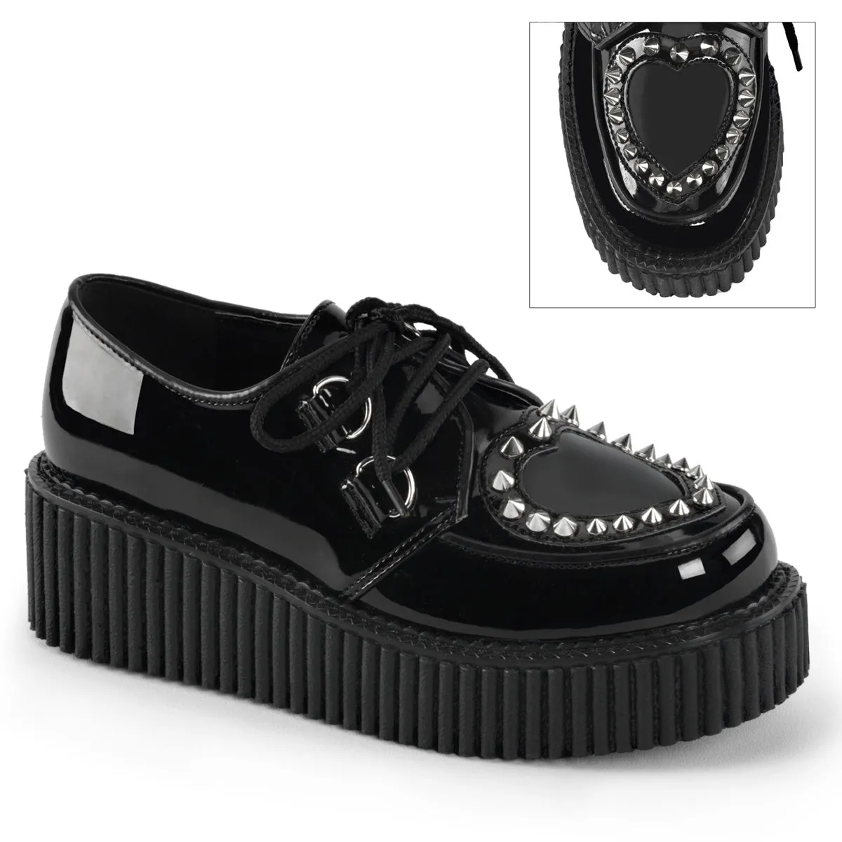 2 Inch Platform CREEPER-108 Black Patent