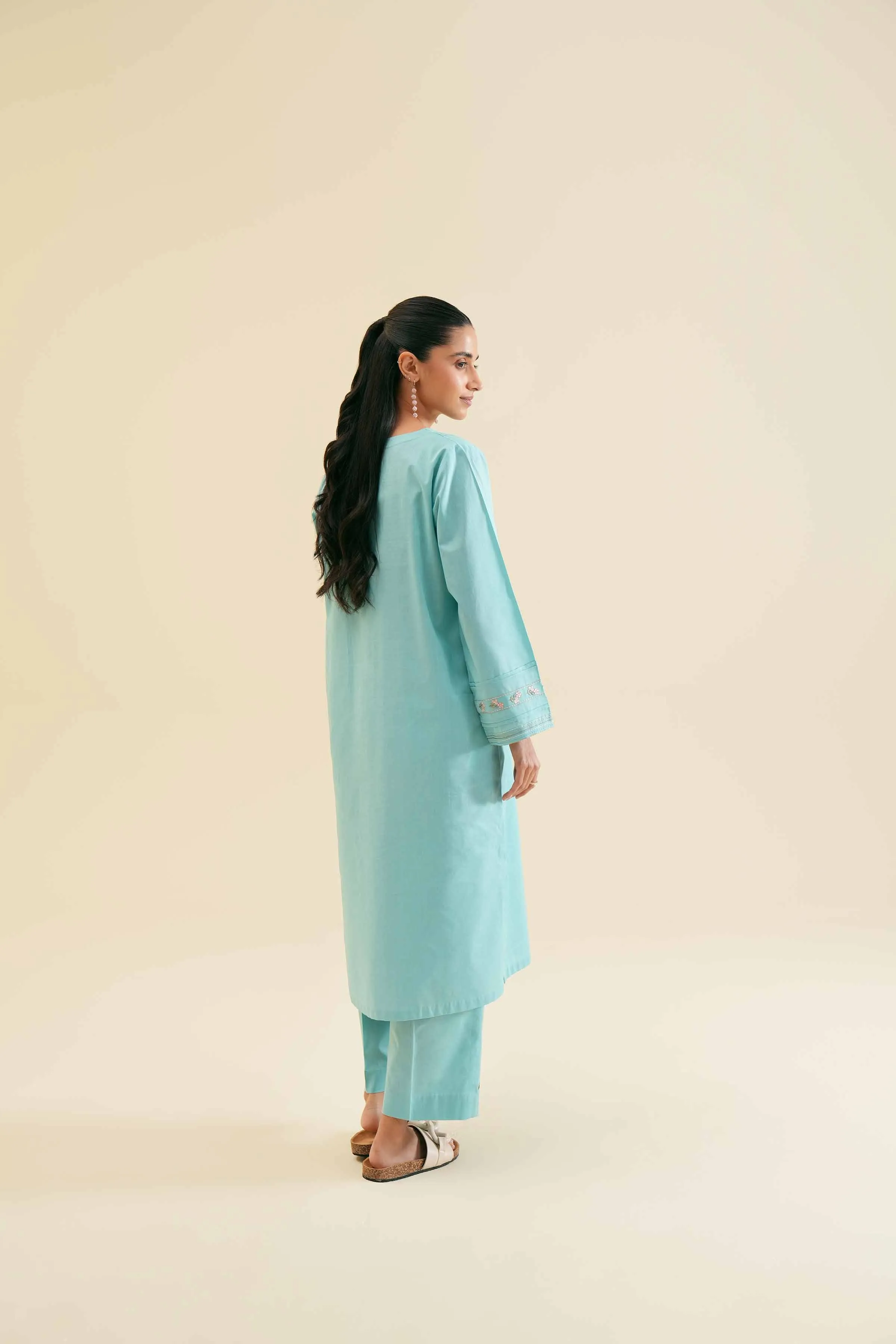 2 Piece - Embroidered Suit - PS24-111