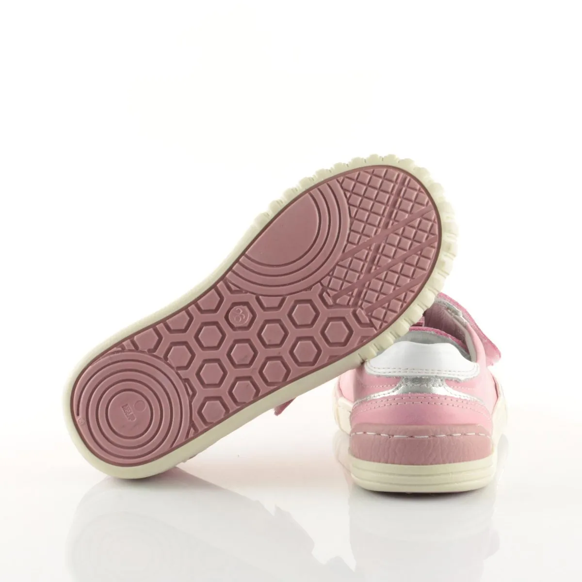 (2066-8 / 2071-8) Pink low Velcro Trainers