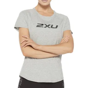 2XU Contender Short Sleeve Womens Running Top - Grey