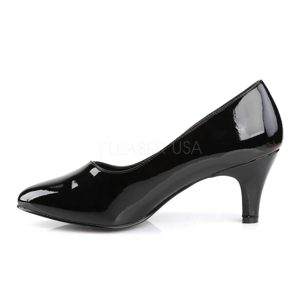 3 Inch Heel DIVINE-420 Black Pat