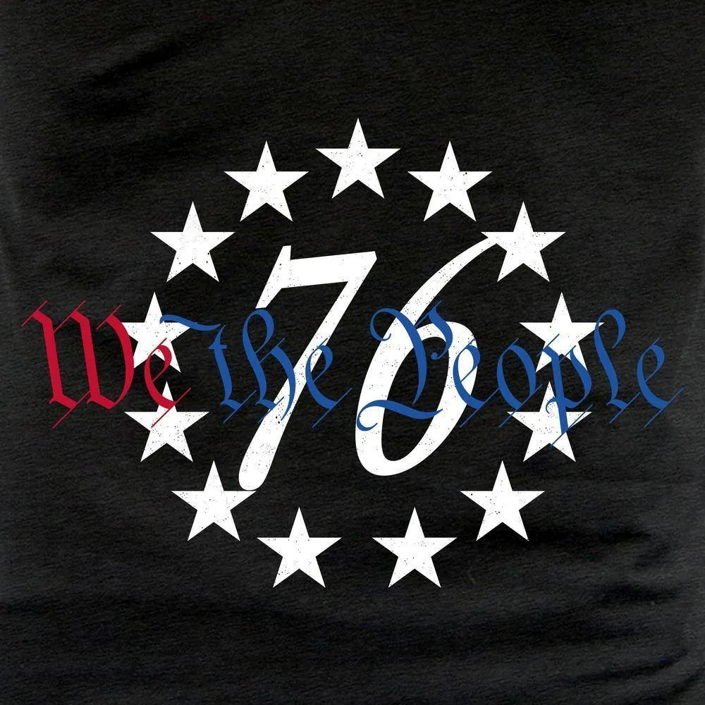 76 We The People Pocket T-Shirt - Black Heather