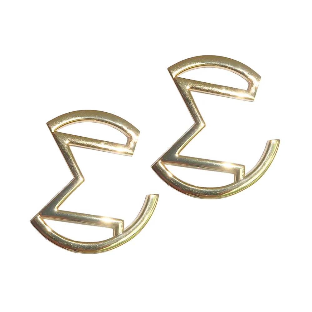 Abstract Emblem Earrings