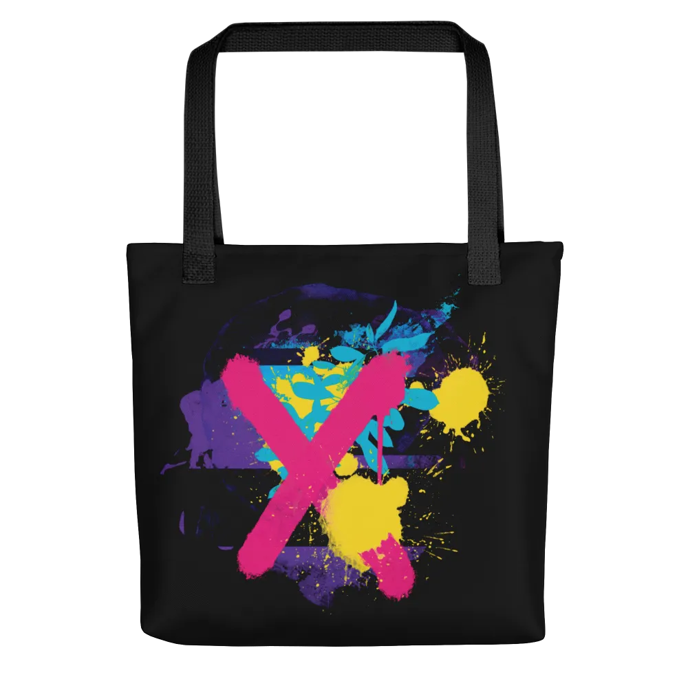 Abstract Series 01 Tote Bag Black