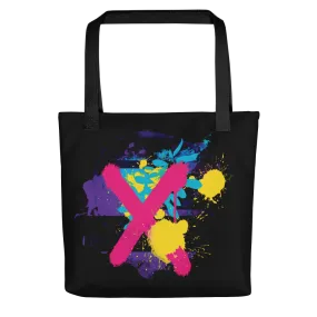 Abstract Series 01 Tote Bag Black