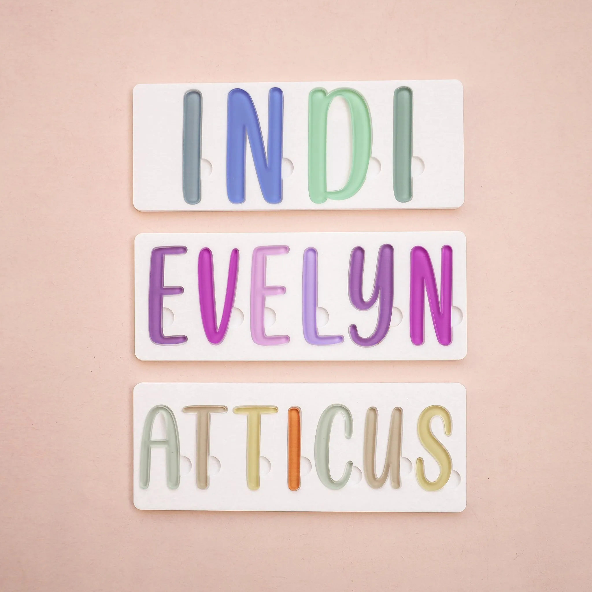 Acrylic Puzzle - Personalised Name