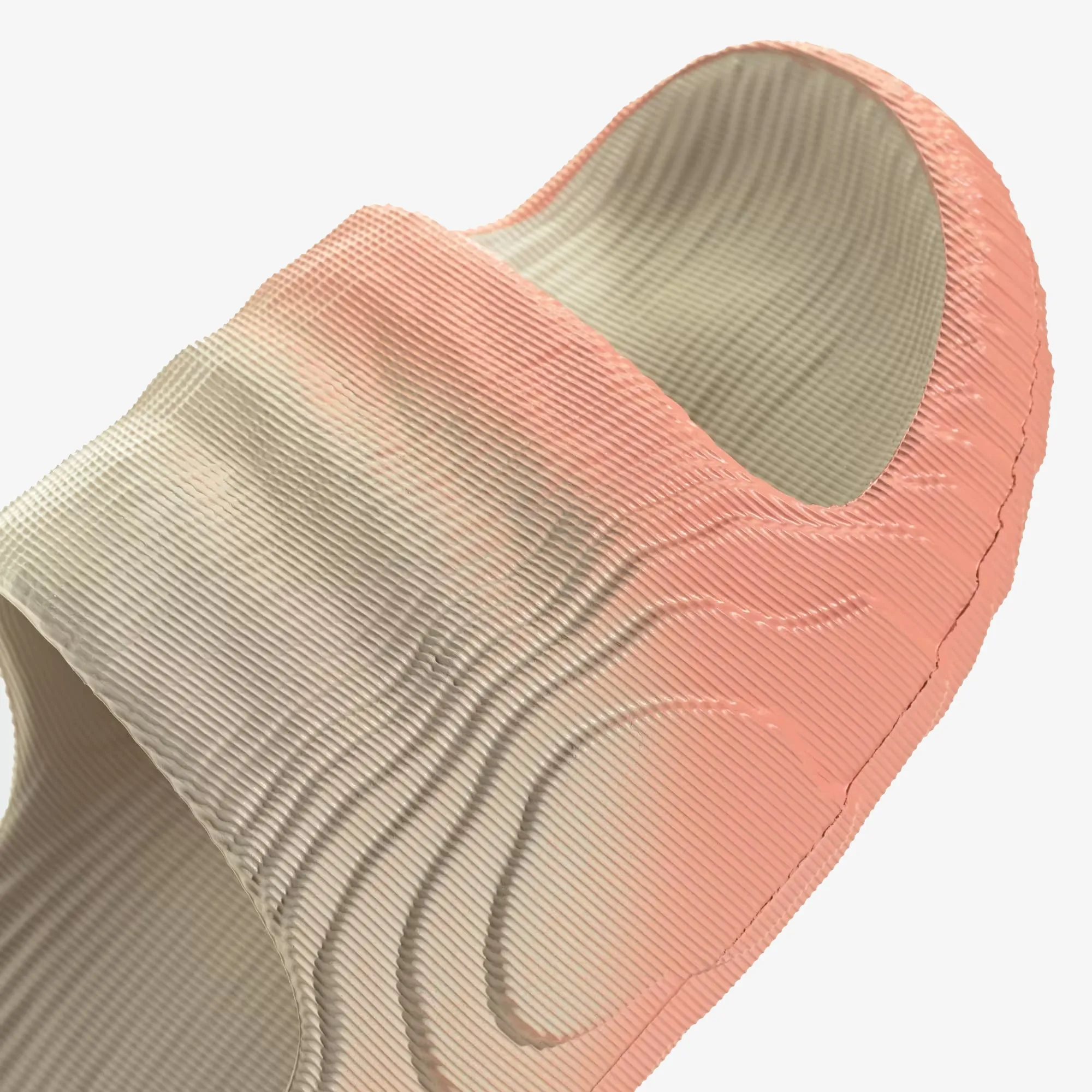 Adidas Originals | ADILETTE 22  { WONDER BEIGE/WONDER CLAY/CORE BLACK