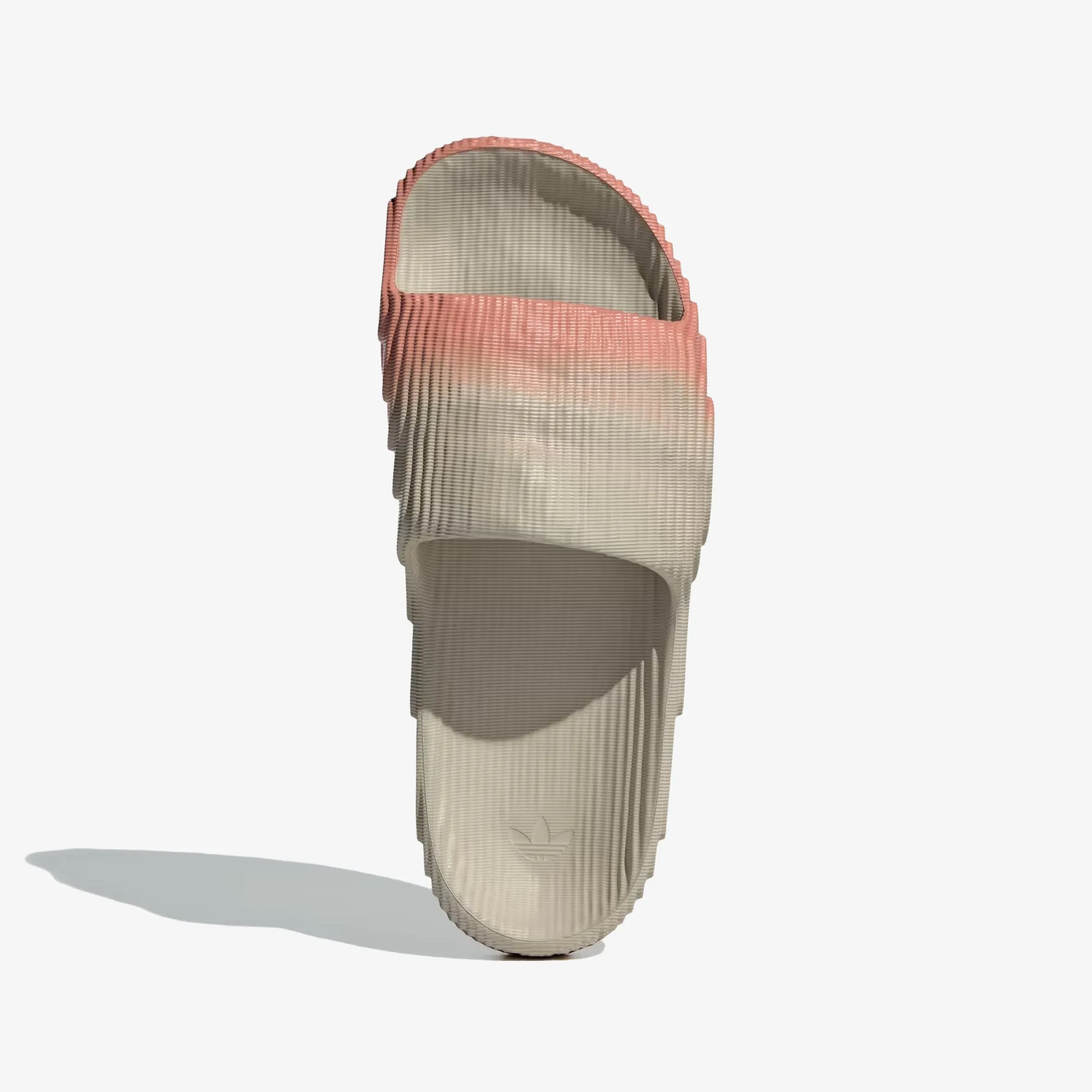 Adidas Originals | ADILETTE 22  { WONDER BEIGE/WONDER CLAY/CORE BLACK