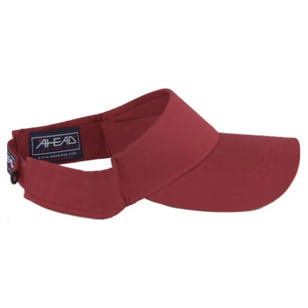 AHEAD Deep Red Lightweight Visor