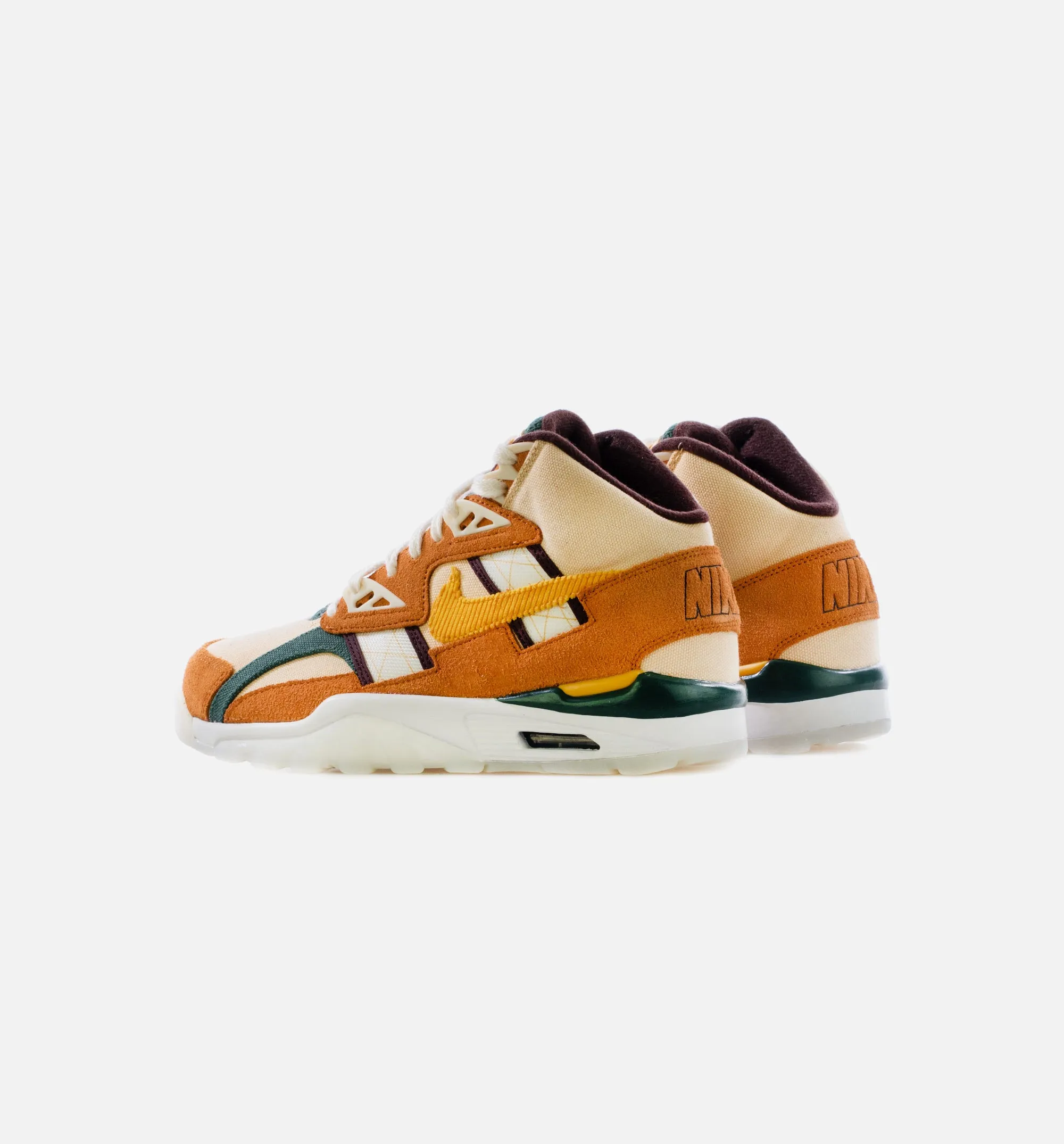 Air Trainer SC High Mens Lifestyle Shoe - Tan/Yellow/Green