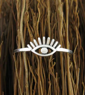 Alarming Evil Eye Cut-Out Ring