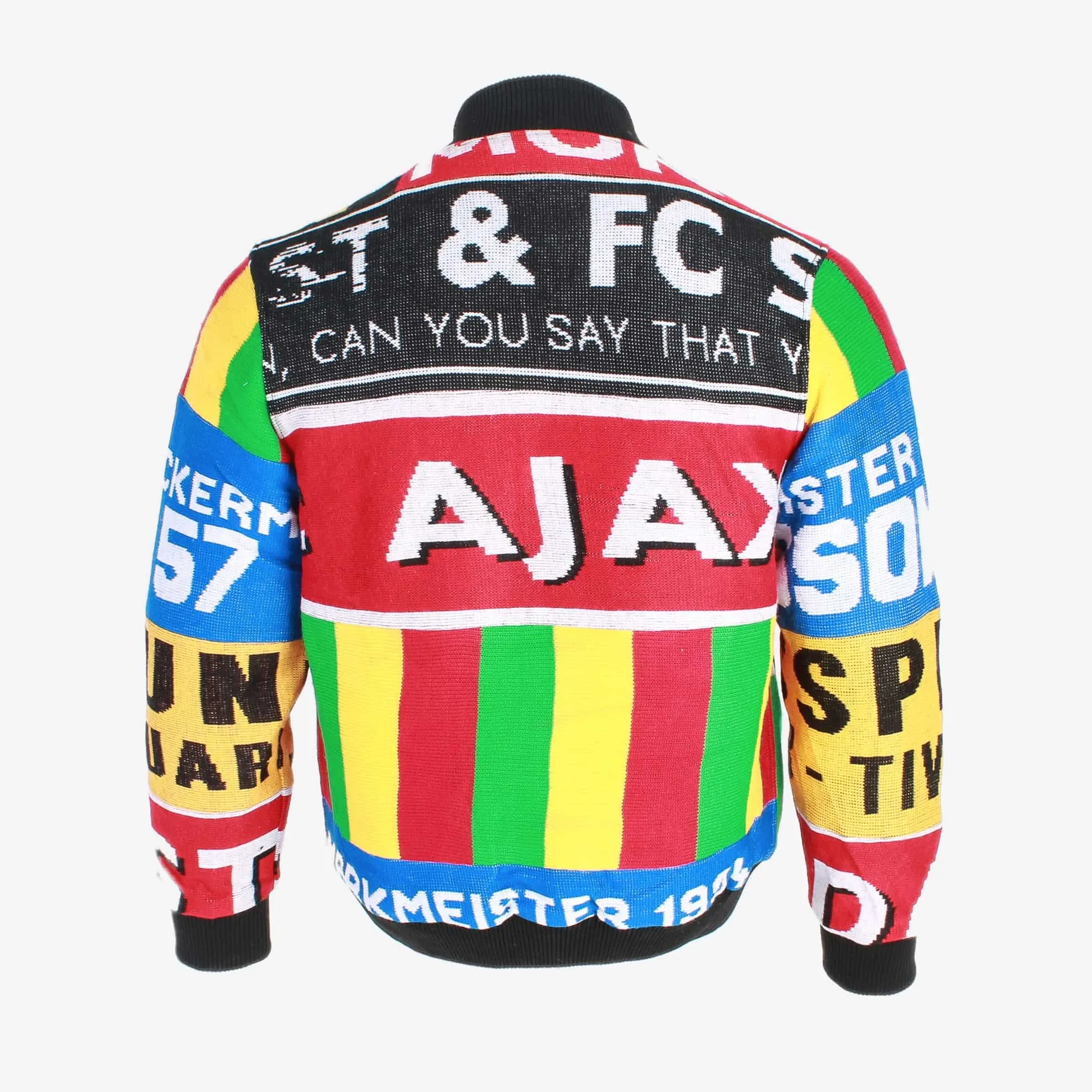 AM Re-Worked Football Scarf Jacket #26