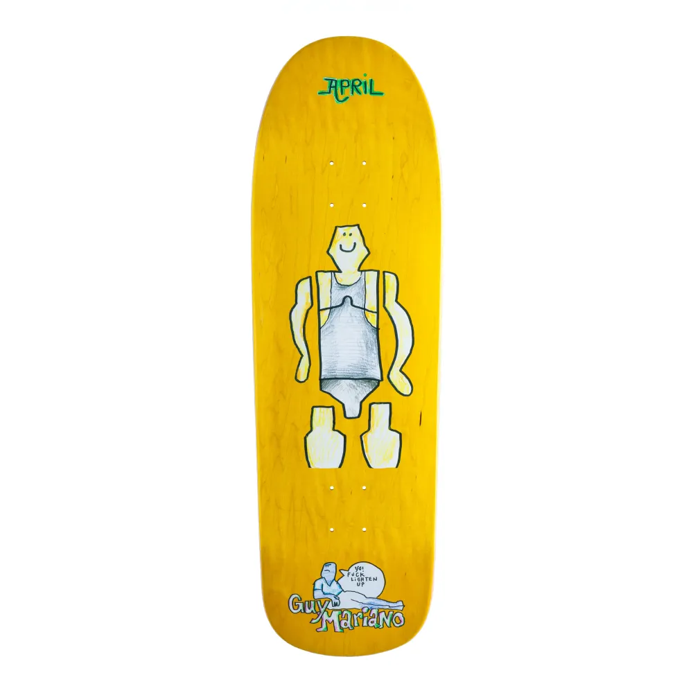 April Guy By Gonz Yellow Deck 9.6