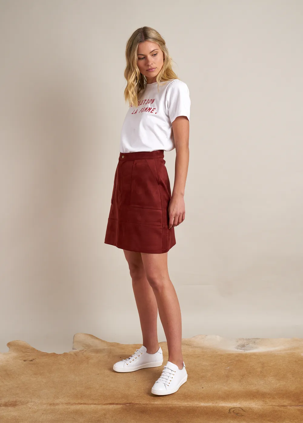 Arizona Skirt (Brick)