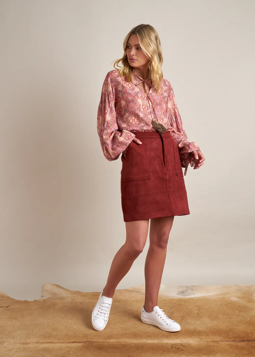 Arizona Skirt (Brick)