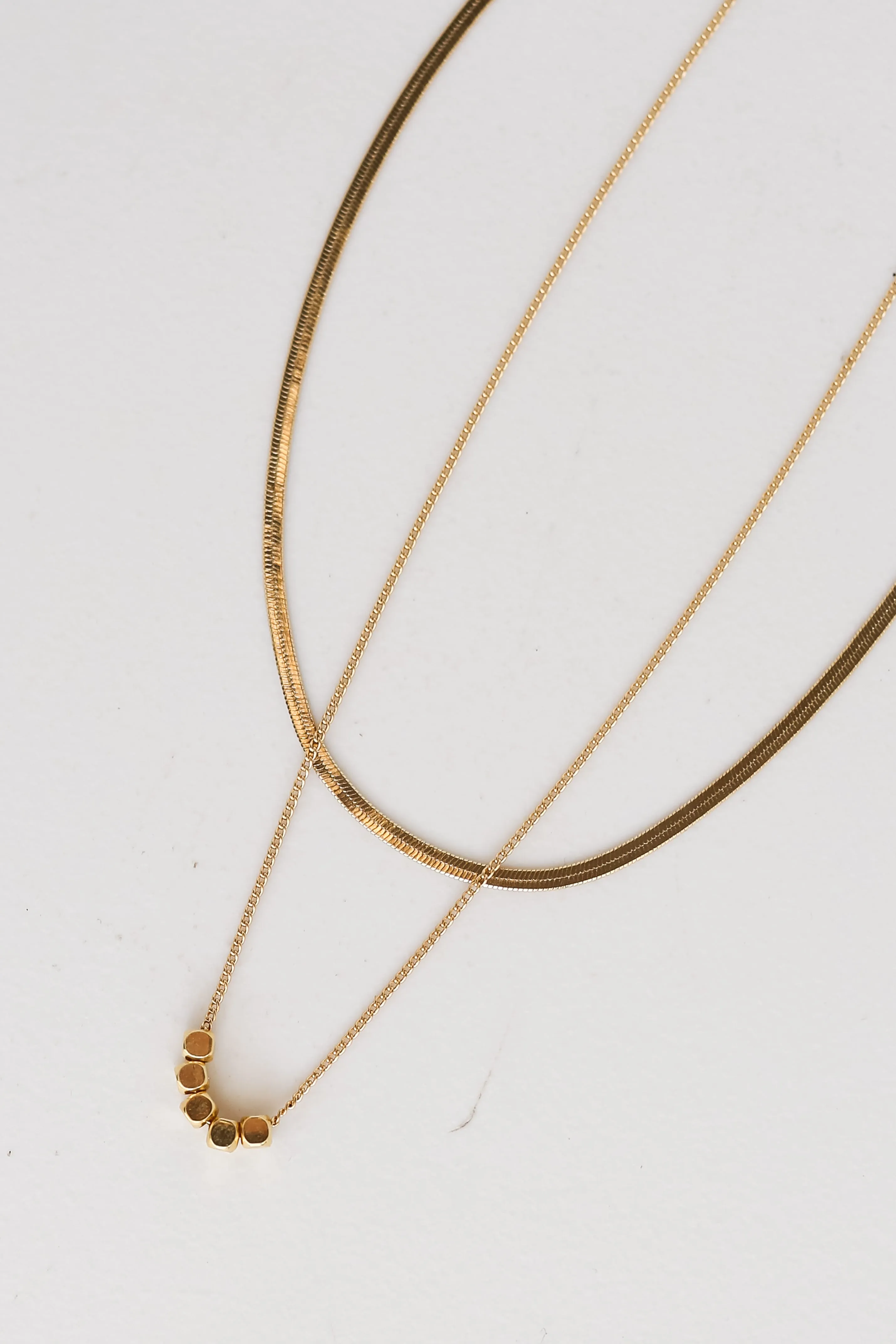 Bailey Gold Layered Chain Necklace