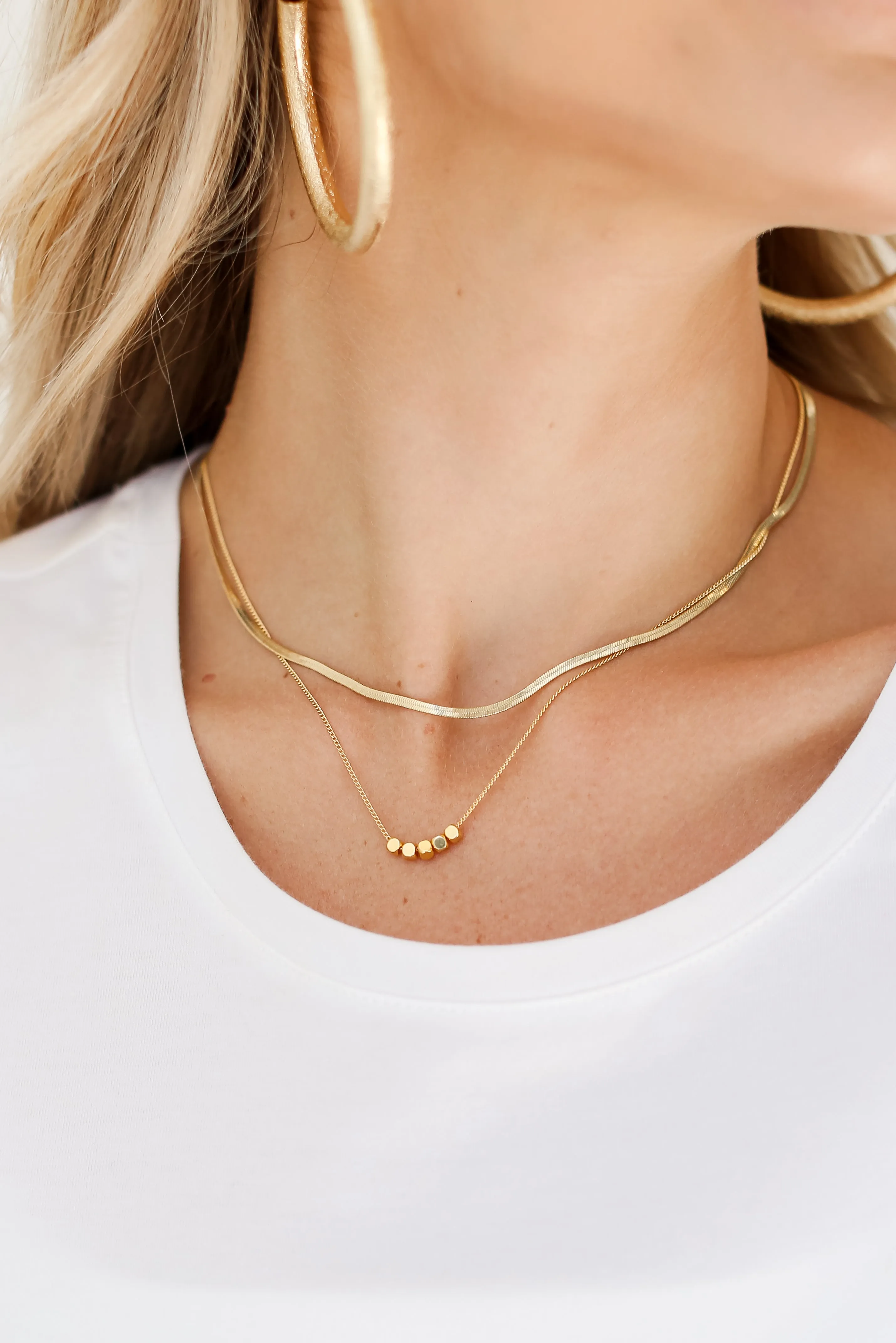 Bailey Gold Layered Chain Necklace