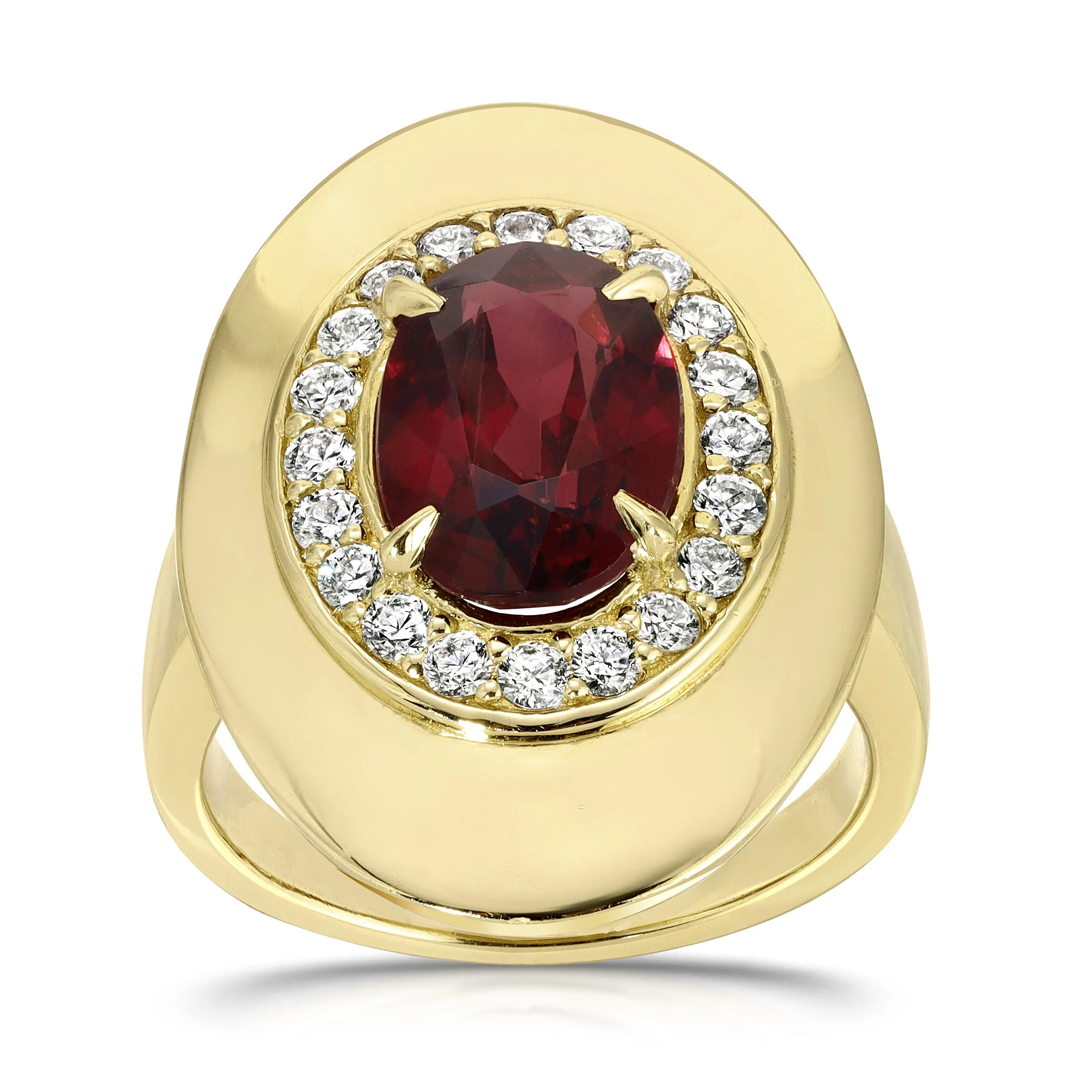 Bespoke Madera Garnet Ring