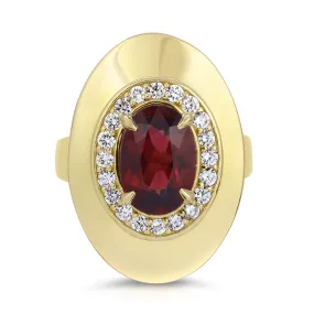 Bespoke Madera Garnet Ring