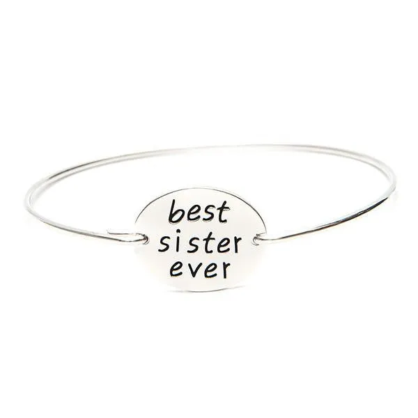 Best Sister Ever Bangle