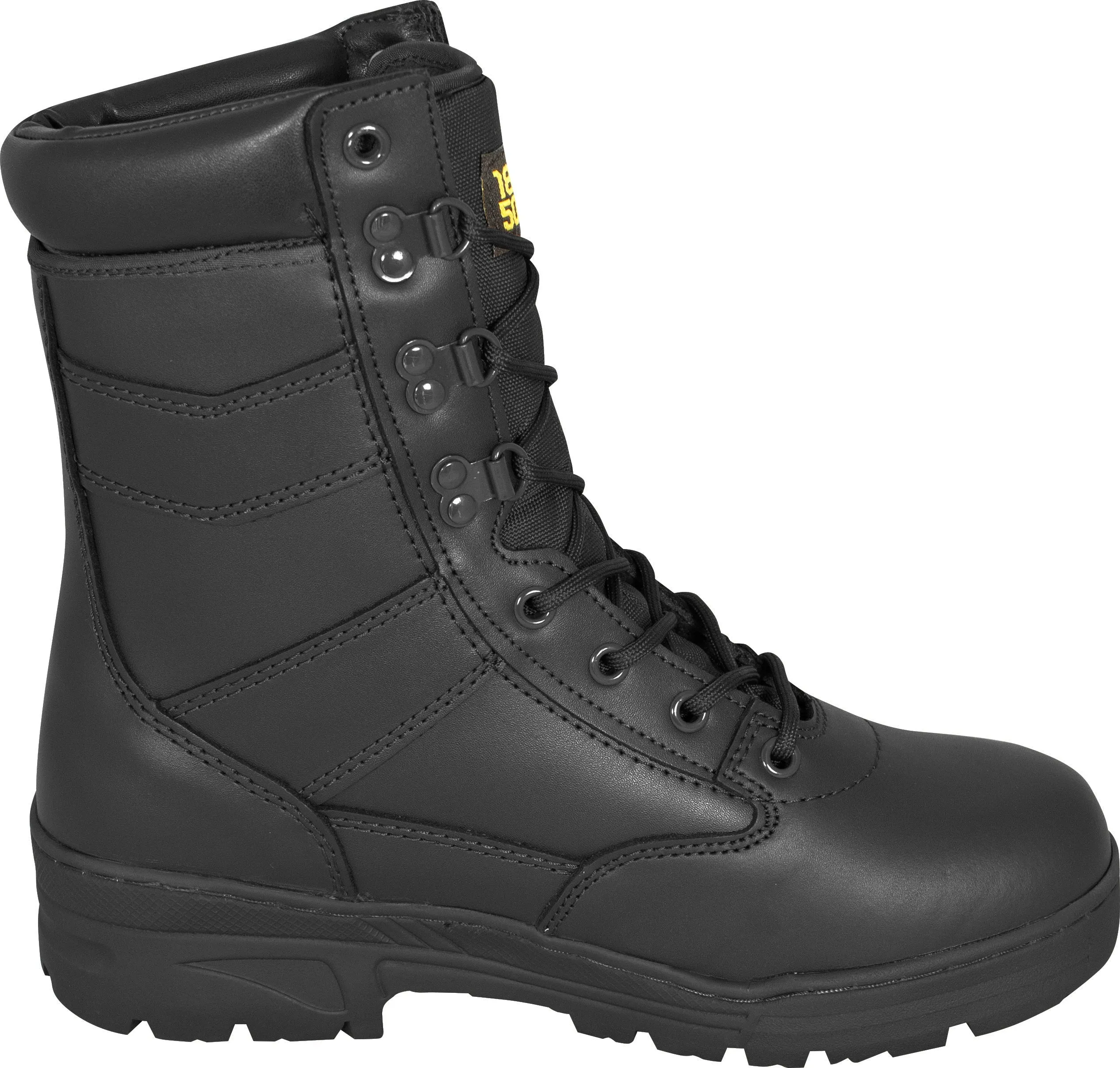 Cadet Full Leather Patrol Boot - Black - 1850