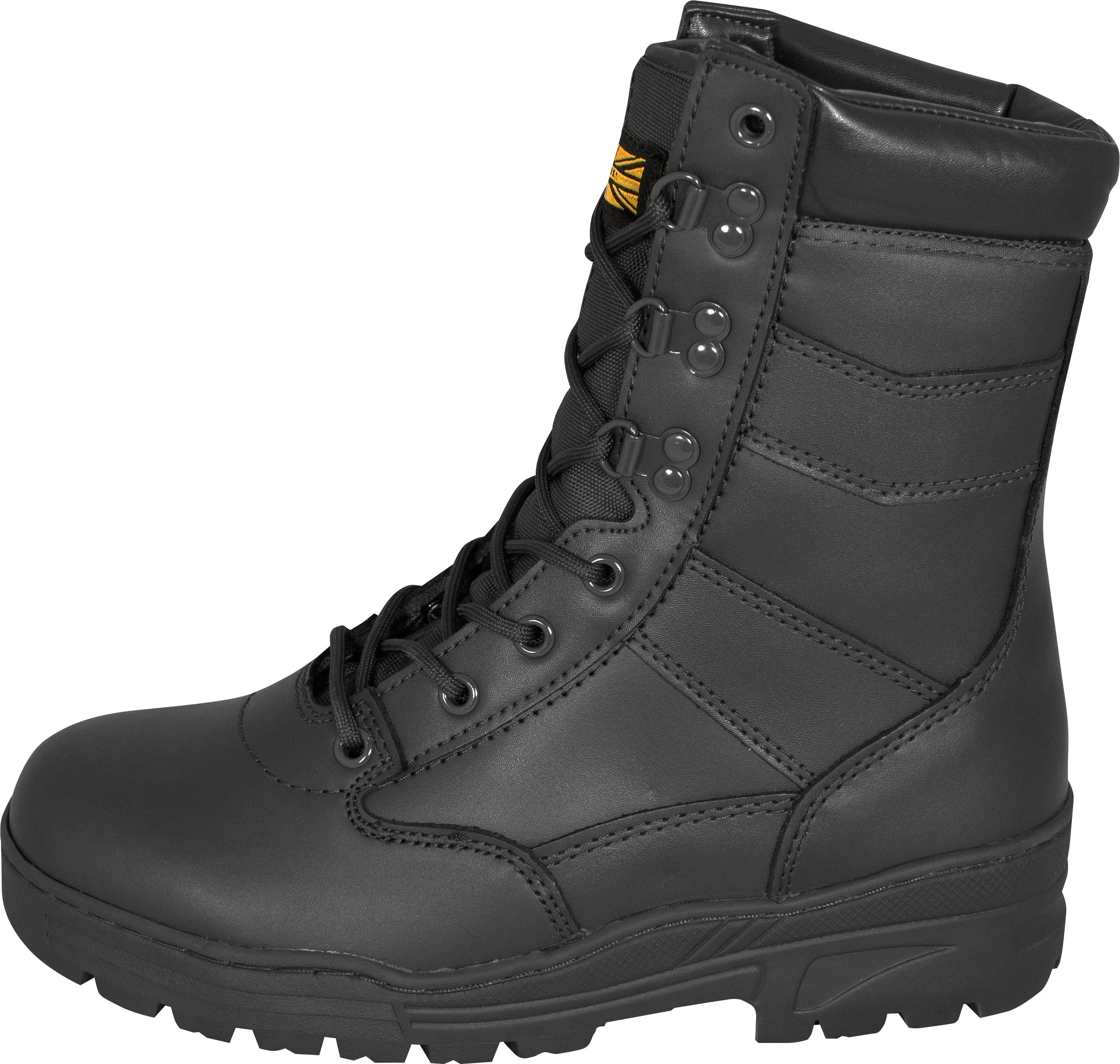 Cadet Full Leather Patrol Boot - Black - 1850