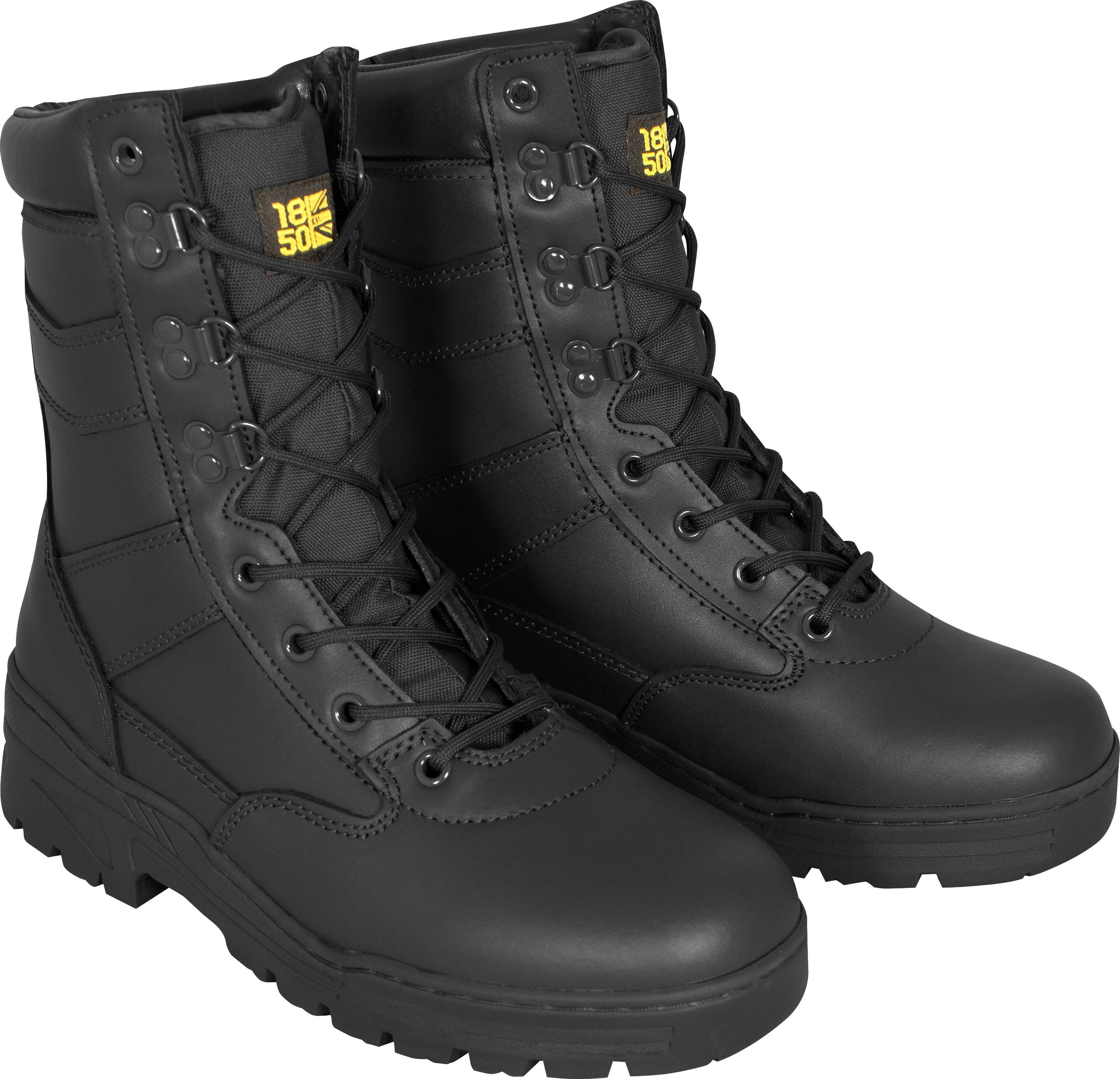 Cadet Full Leather Patrol Boot - Black - 1850