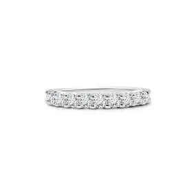 CELESTE MOISSANITE HALF ETERNITY BAND