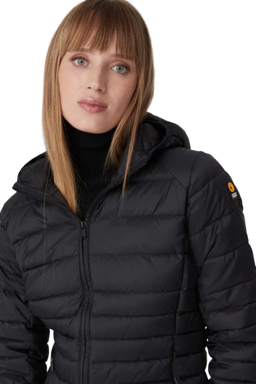 Ciesse Piumini Short women's jacket with hood, fitted line Flora 3.0 black