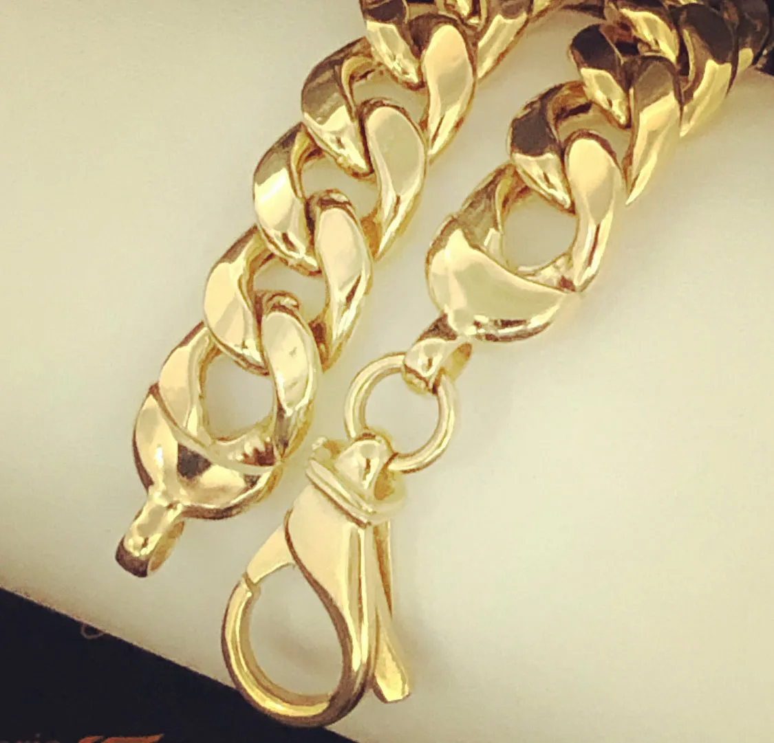 Cuban link bracelet