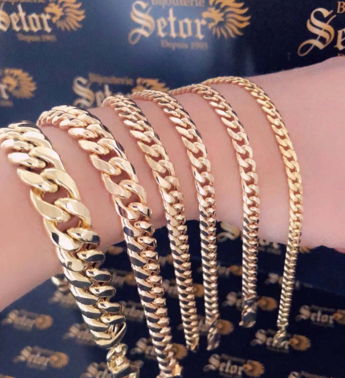 Cuban link bracelet