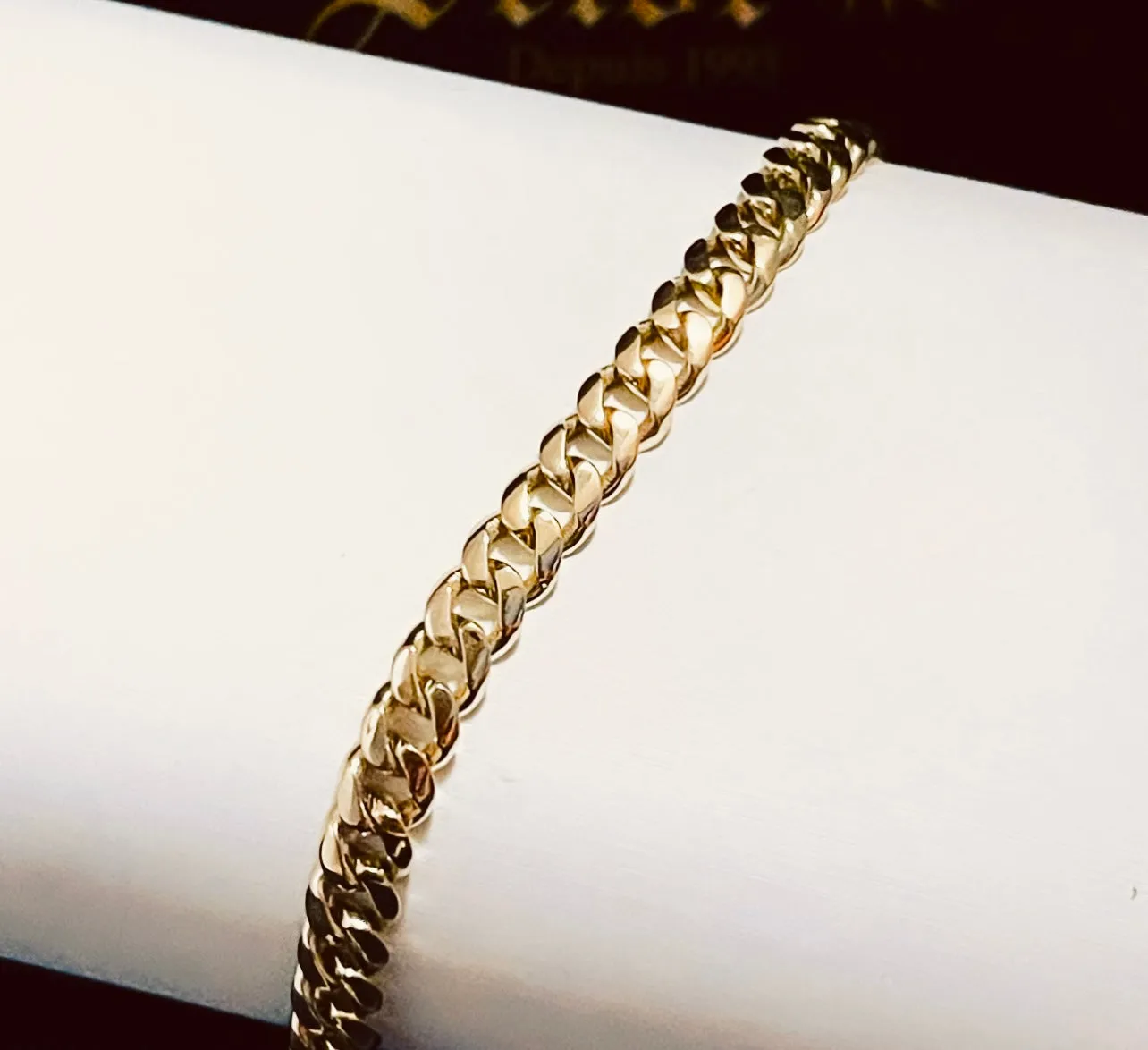 Cuban link bracelet