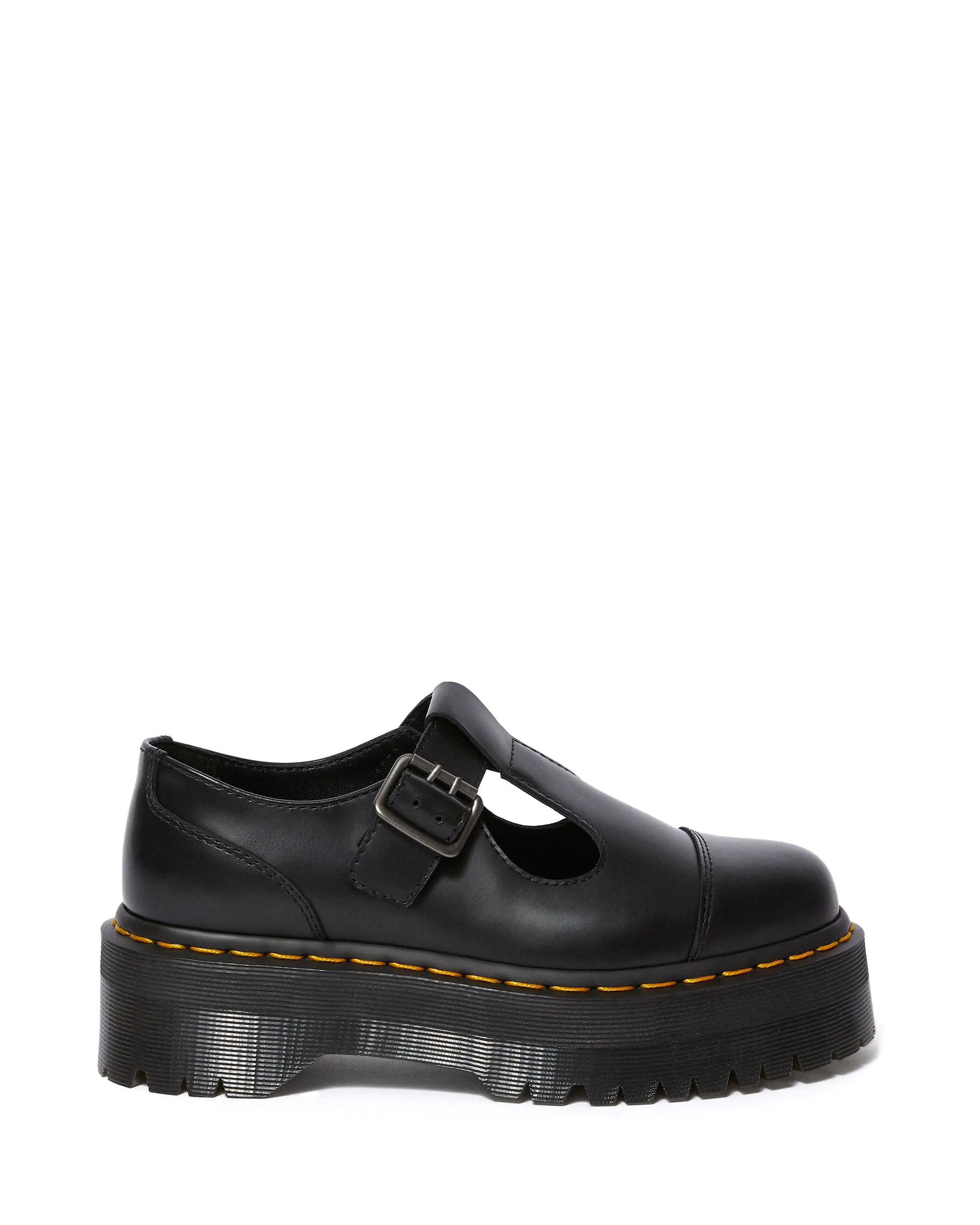 Dr Martens- Women's Bethan Black Leather Platform 15727001