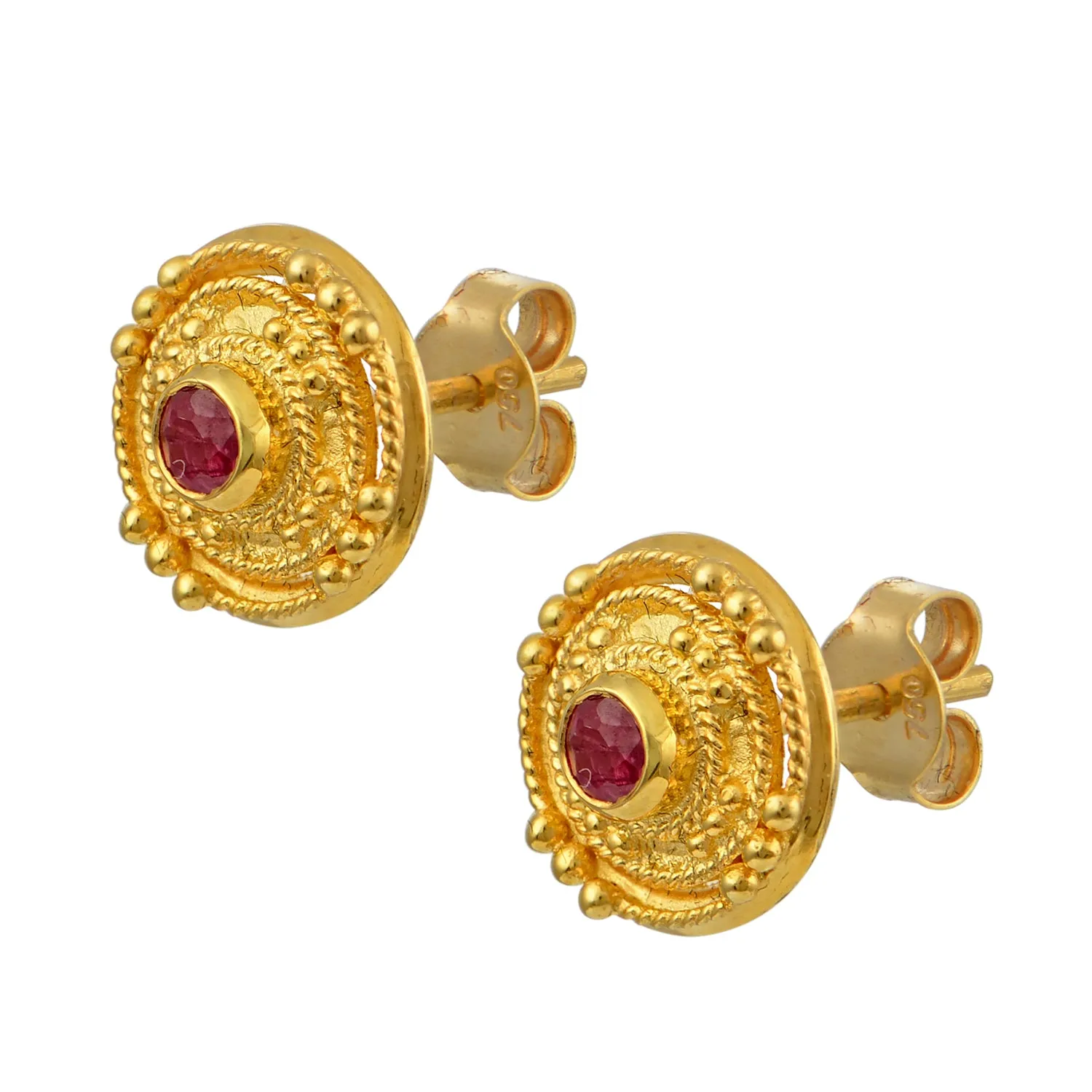 Empress Euphrosyne Byzantine Gold Earrings