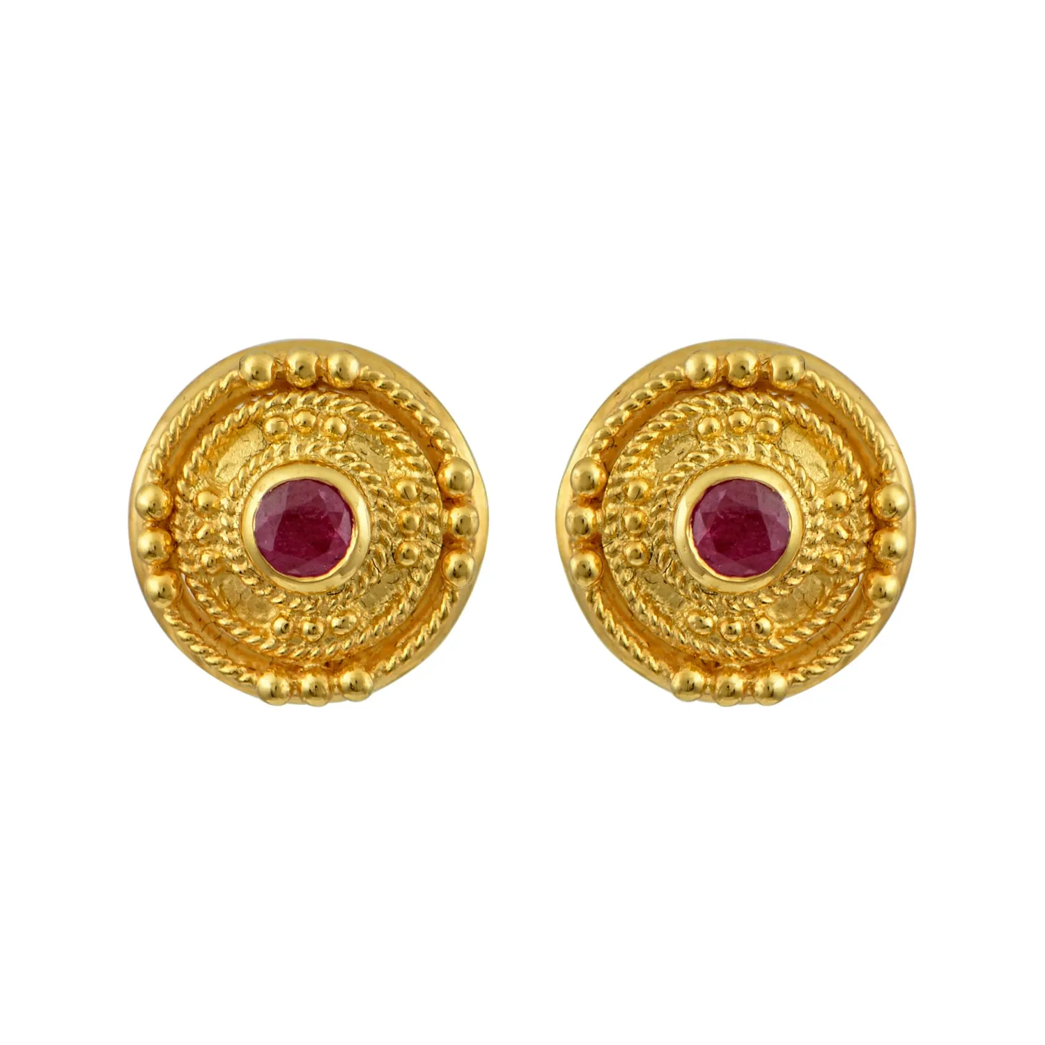 Empress Euphrosyne Byzantine Gold Earrings