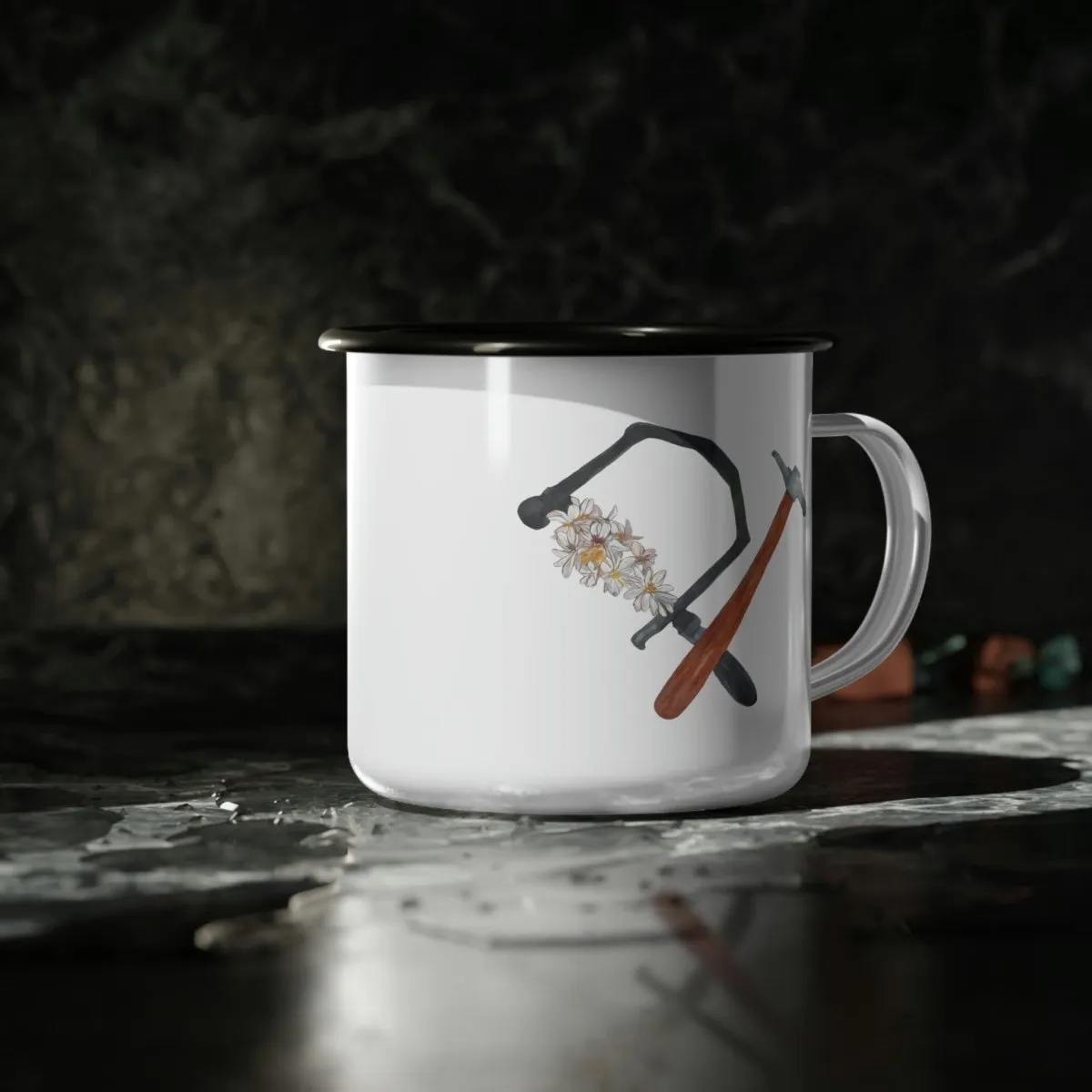 Forge & Flourish Enamel Camp Cup