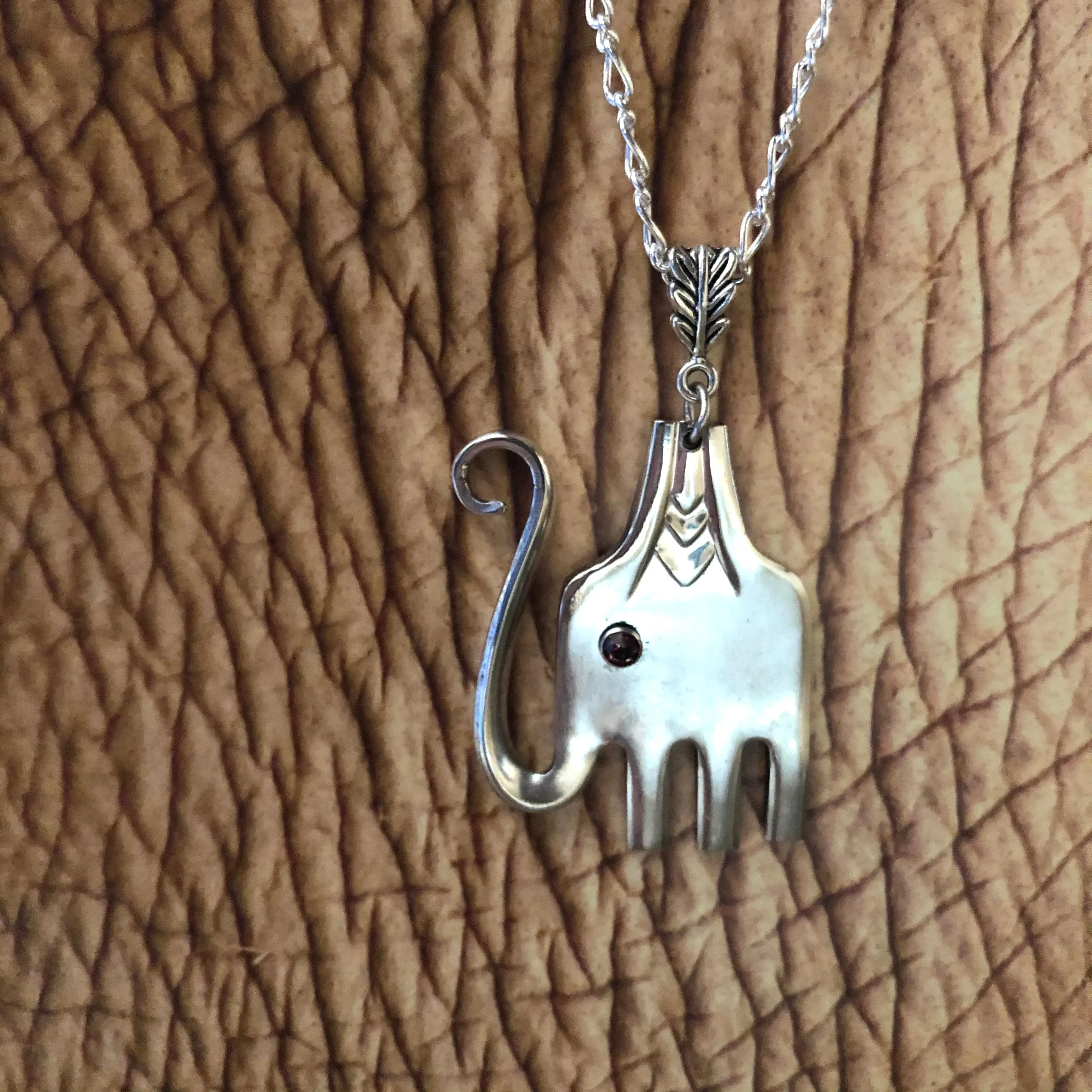 Fork Elephant Necklace