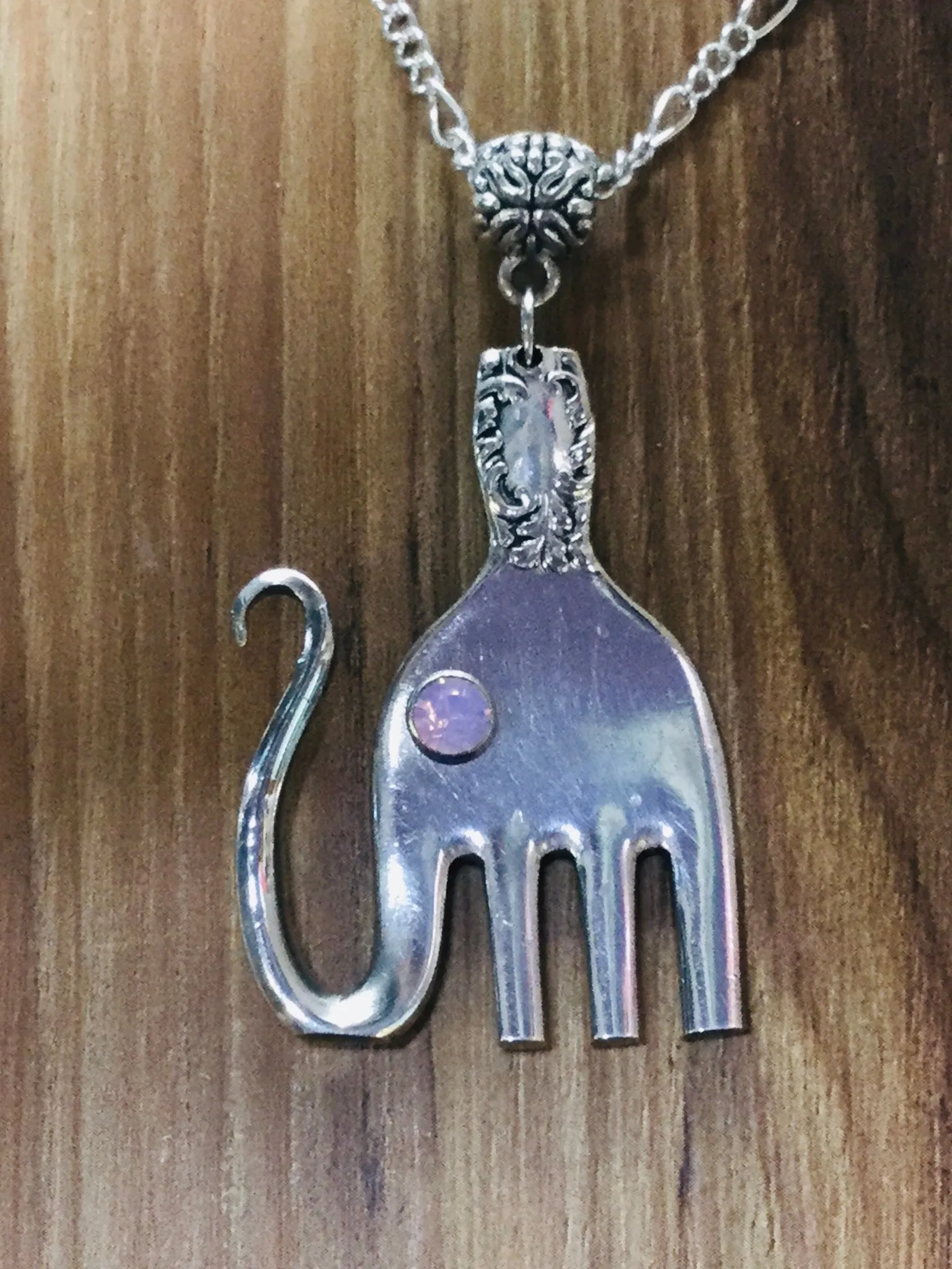 Fork Elephant Necklace