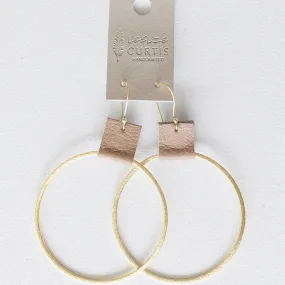 Grayson Earrings - Taupe