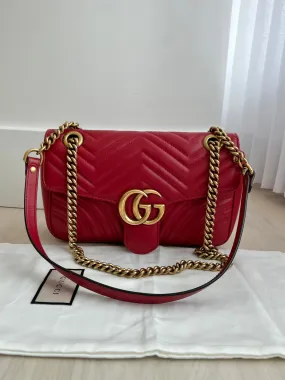 Gucci Marmont Matelasse Shoulder Bag