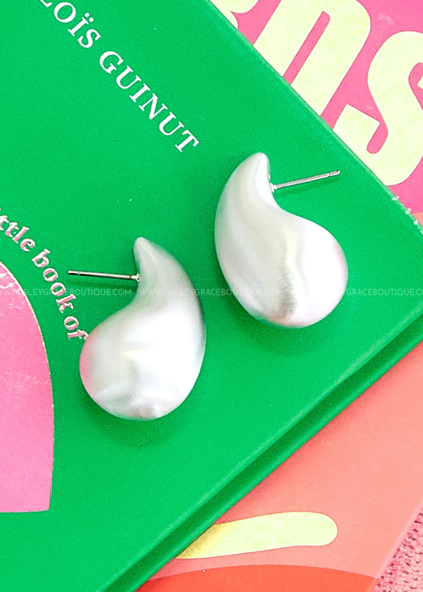 Haven Chunky Teardrop Earrings - 2 Colors