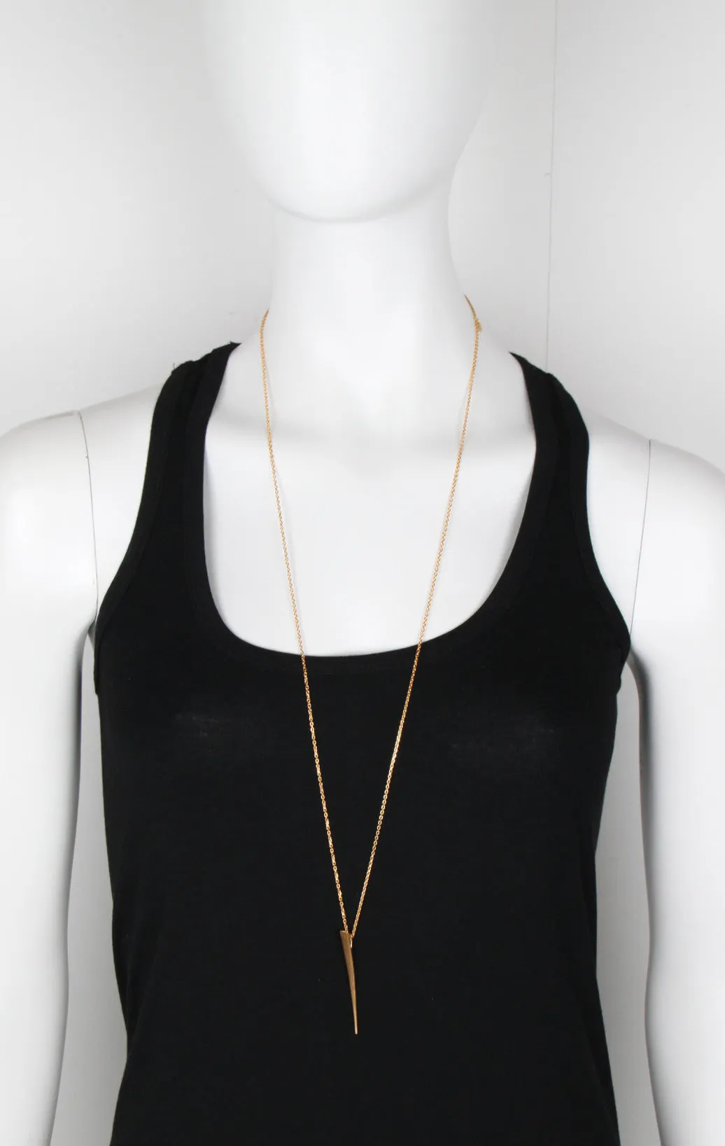 Jett Necklace, Gold