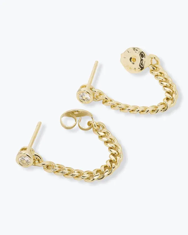 Julian Soft Chain Hoops