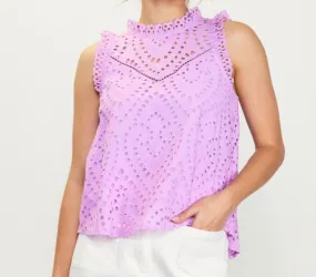 Lavanda Eyelet Top