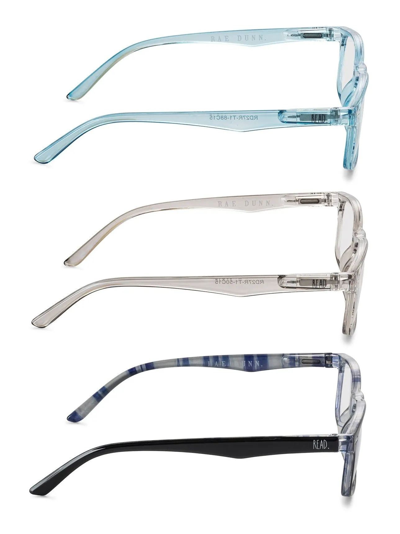 LOU 3-Pack Premium Reading Glasses with "READ" Signature Font