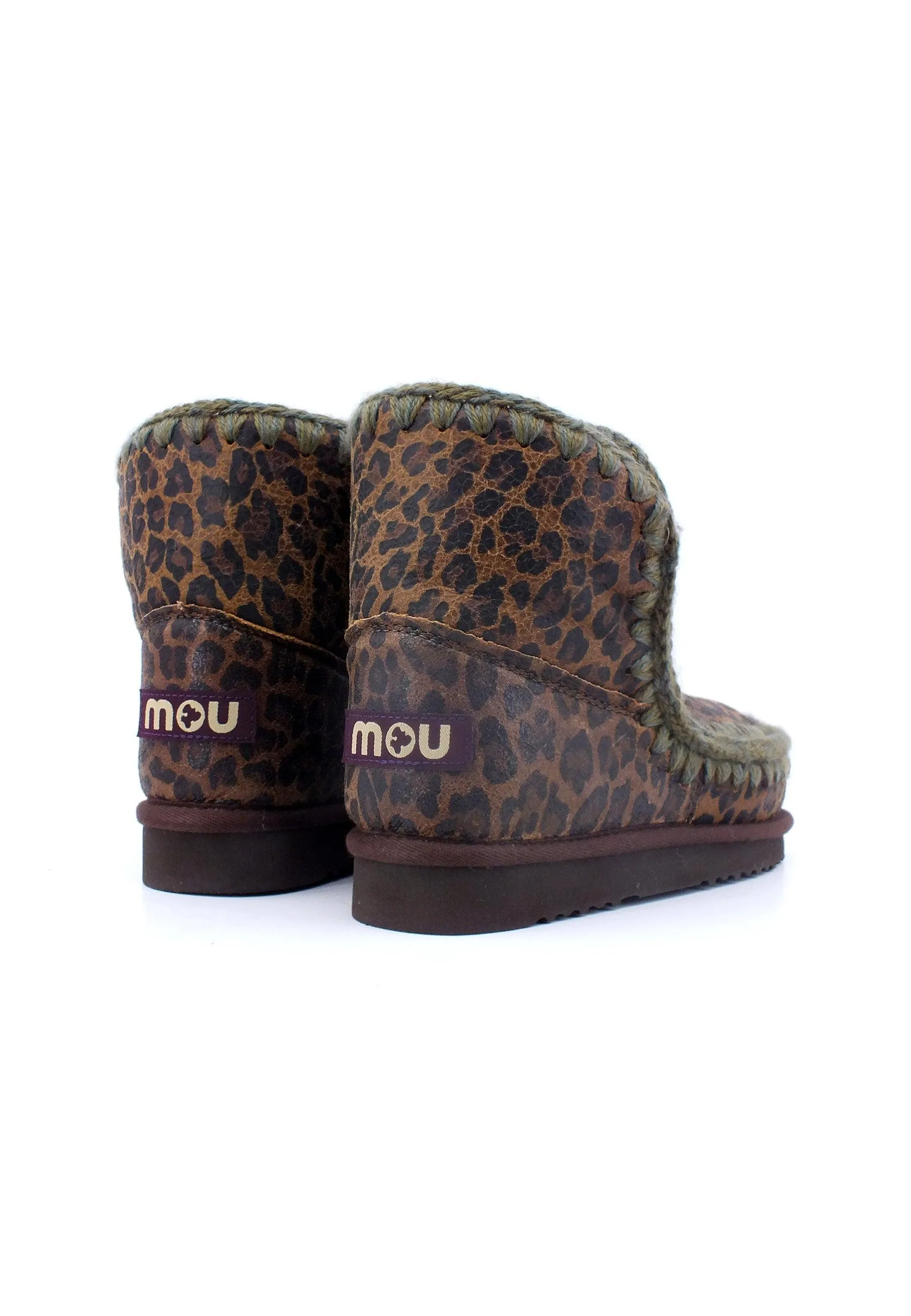 MOU Eskimo 18 Stivaletto Pelo Donna Eskimo 18 Vintage Leopard Fantasia MU.FW101001C