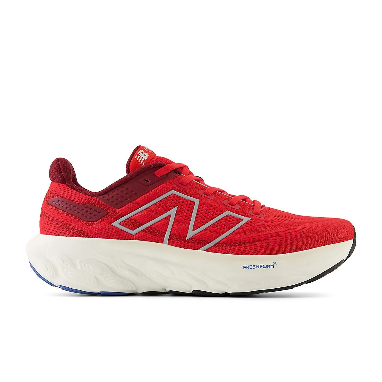 New Balance Fresh Foam X 1080 v13 (Mens) - True red with mercury red and silver metallic