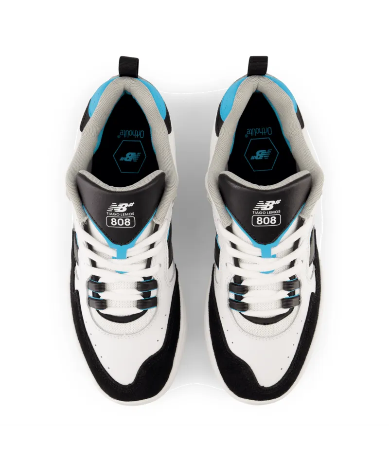 New Balance Numeric NM808BYS Tiago White/Black/Teal